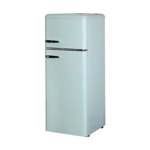 Réfrigérateur rétro avec congélateur en haut Ajoutez un charme du milieu du siècle à votre cuisine - Product Image 3