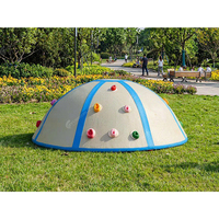Tour d'escalade gonflable pour enfants, aire de jeux, dôme d'escalade et de saut, équipement pour enfants en plein air et en intérieur