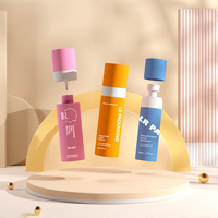 Vide 80ml PET Cosmetics Fine Mist Vaporisateur Parfums Liquide Rond Bouteille En Plastique avec Brume Vaporisateur