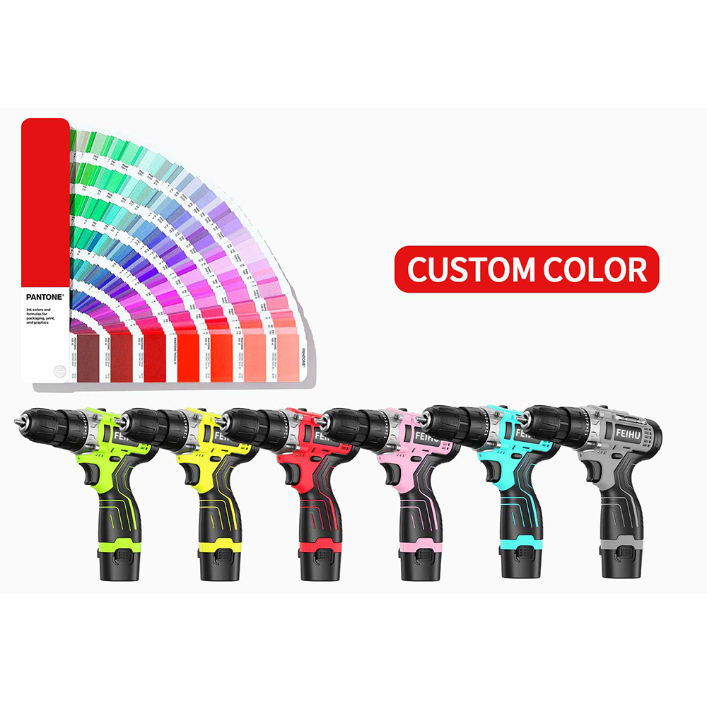 Feihu Wholesale 12V Cordless Drill Tool Set Dc Cordless Impact Drill Electric Cordless Power Battery Charger Drill Machine · image 4