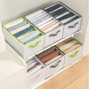 <span class=keywords><strong>Armadio</strong></span> organizzatore vestiti pieghevole in rete PVC contenitori con scomparto per Jeans cassetto <span class=keywords><strong>armadio</strong></span> resistente impermeabile industriale - Product Image 5