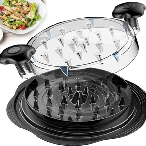 Triturador manual grande de carne de pollo 2026 con mango, herramienta desmenuzadora de pechuga de pollo sin BPA para cerdo, res y pollo - Product Image 2