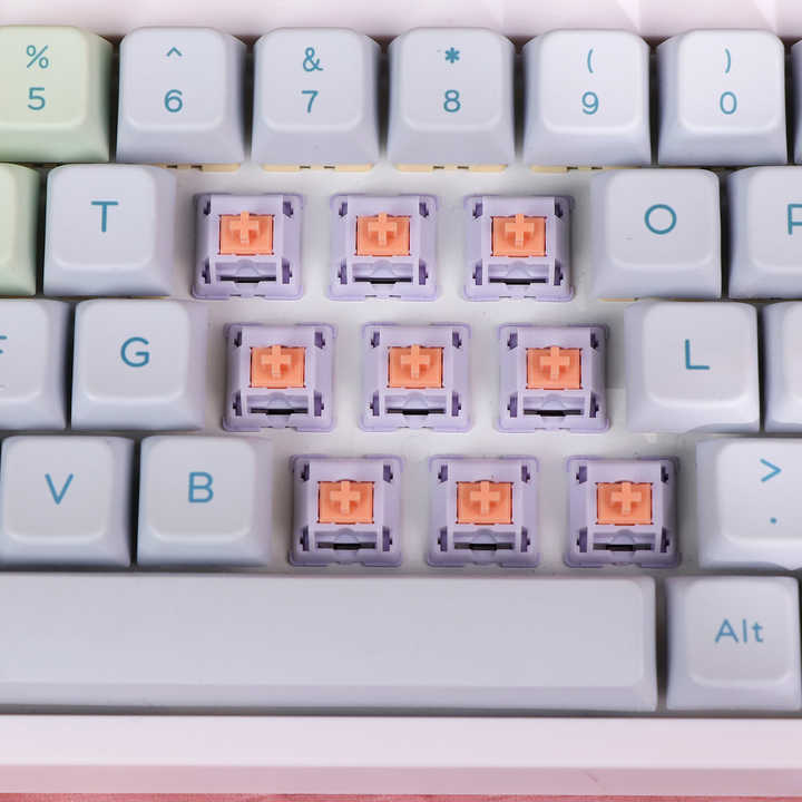 EPOMAKER Wisteria Tactile & Linear Switches Set - 30 Pieces OEM