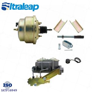 GMFS1-210 1955-1958 GM pleine grandeur (Impala, <span class=keywords><strong>Bel</strong></span> <span class=keywords><strong>Air</strong></span>) 8 "double kit de conversion de propulseur en zinc avec montage inférieur de maître-cylindre en fonte - Product Image 1