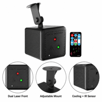 Lampu Pesta Mini Laser Merah Hijau IR Remote Sound Active Music Sync Ceiling Mount KTV Bar Rumah Pernikahan Klub DJ