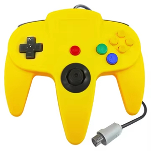 N64 Gamepad Joystick için kablolu Video oyunu denetleyici N64 için oyun pedi oyun kolu Manette - Product Image 1
