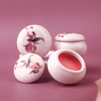 Op maat gemaakte veganistische lippenbalsem pot met stickbasis, hydraterende fruit lipgloss en munt lippenbalsem, groothandelsproduct