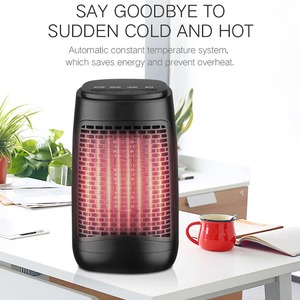 Ventilateur chauffant électrique, chauffage rapide, thermostat réglable, chauffage de l'air, portable, 1200W, pour l'hiver, la maison et le bureau - Product Image 5