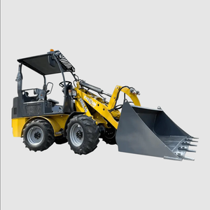 Chargeuse sur pneus électrique à batterie de 1 tonne EREL10, mini-chargeuse compacte pour l'agriculture et l'utilisation en intérieur - Product Image 1