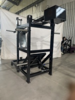 Machine à Squats à Pendule Rechargée Commerciale avec Fonction de Presse à Jambes et de Musculation pour la Maison et la Salle de Sport