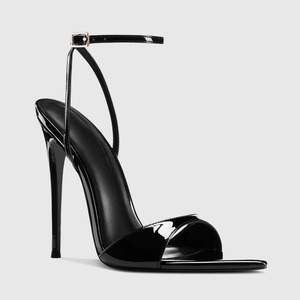Sandali <span class=keywords><strong>da</strong></span> <span class=keywords><strong>donna</strong></span> <span class=keywords><strong>con</strong></span> <span class=keywords><strong>tacco</strong></span> alto in pelle sintetica nera scarpe <span class=keywords><strong>con</strong></span> <span class=keywords><strong>tacco</strong></span> a punta <span class=keywords><strong>aperta</strong></span> <span class=keywords><strong>con</strong></span> funzione di aumento dell'altezza stagione estiva - Product Image 4