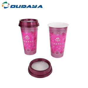 Gobelets en plastique jetables à paroi simple 450 ml 23 g IML de qualité alimentaire pour desserts, sans transfert d'odeur, inviolables, certifiés ISO, marque OUDAYA - Product Image 5