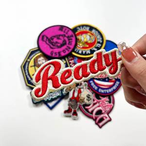 Embroidered Fabric Iron on Patch for Clothes, 3D Custom Embroidery Patches - Product Image 1