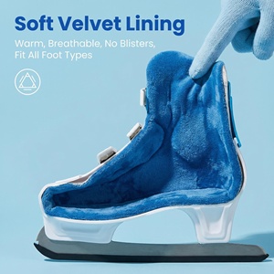 Scarpe Professionali per <span class=keywords><strong>Pattinaggio</strong></span> <span class=keywords><strong>Artistico</strong></span>, per Uso Ricreativo <span class=keywords><strong>su</strong></span> Pista di <span class=keywords><strong>Ghiaccio</strong></span>, per Uomini, Donne e Bambini - Product Image 5