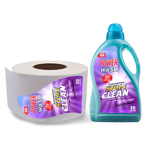 Rửa chén chất lỏng chất tẩy rửa chai nhãn dính sticker, tùy chỉnh chất tẩy rửa nhãn dán nhãn cho chất tẩy rửa chai - Product Image 1