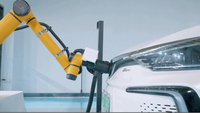 Stasiun Pengisian Daya Mobil Otomatis AUBO AI AGV Robot Kolaboratif 6 Axis Motor PLC Mobil Energi Baru (Baja Tahan Karat)