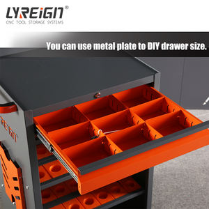 LYREIGN SYC Armadio Portautensili da Taglio Carrello per Gestione Attrezzatura CNC Trolley da <span class=keywords><strong>Officina</strong></span> Mobiletto Portautensili con Cassetti per Garage - Product Image 4