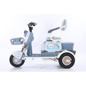 48V/60V 3-Speed Brushless Rear Hub Motor Carbon Steel Frame Hydraulic Drum Brakes Tricycle - Product Image 5