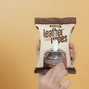 Toallitas Húmedas Ecológicas para Limpieza de Cuero, 25 Hojas, Toallitas Desechables para el Cuidado y Limpieza del Cuero para Zapatos - Product Image 1