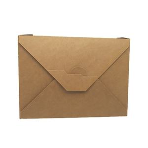 Caja de Pasta Personalizada de Alta Gama Resistente a la Grasa, Contenedor de Alimentos de Papel Kraft Marrón, Caja de Embalaje Cuadrada <span class=keywords><strong>para</strong></span> Ensaladas y Comida Rápida - Product Image 6