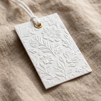 Ensemble de cartes de remerciement anti-contrefaçon avec code-barres personnalisé, étiquettes suspendues, dorure à chaud, papier épais, étiquettes de cartes de visite pour boutique