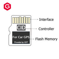 Carte mémoire SD vierge CID, prise en charge du changement de CID avec SMI Chorus pour la navigation GPS automobile