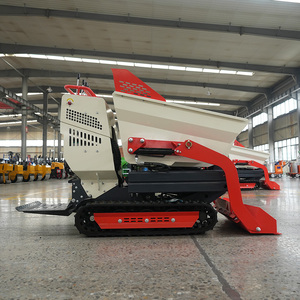 Durable Electric <strong>Power</strong> <strong>Barrow</strong> 300kg Load Walk Behind With Hydraulic Tipper for Greenhouse Garden Use Mini Electric Dumper - Product Image 2