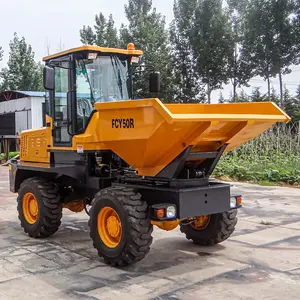 Dumper utilitaire à chargement automatique Dumper 5 tonnes Site Dumper Off Road Truck 4x4 Diesel Small Farm Dumper à vendre avec moteur EPA en option