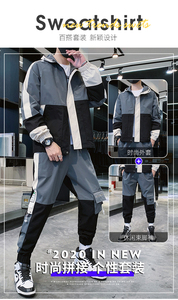 De moda jogging trajes de los hombres de <span class=keywords><strong>la</strong></span> <span class=keywords><strong>calle</strong></span> de los hombres de <span class=keywords><strong>la</strong></span> moda reflejan n trajes - Product Image 6