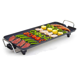 Parrilla eléctrica multifuncional 2 en 1 para el interior, placa de bbq para el cuidado de la salud, parrilla eléctrica sin humo con olla caliente - Product Image 1