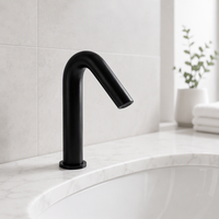 Robinet automatique à capteur moderne, robinet de lavabo monotrou SS04 adapté aux hôtels et à l'usage commercial