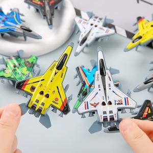 Jouet de vol amusant pour enfants modèle d'avion d'avion coloré jouet cadeau pour tout-petit enfants présente une boîte au trésor pour la salle de classe - Product Image 6