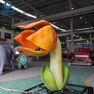 หุ่นยนต์ Zigong ขยับได้แบบจำลองพืชเทียมทำดอกไม้ประดิษฐ์จาก SGAA109 - Product Image 6