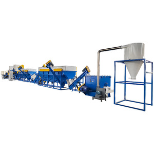 أنابيب البولي إيثيلين عالي الكثافة النفايات البلاستيك سلة غسالة و HDPE زجاجات غسل إعادة تدوير خط الانتاج - Product Image 1