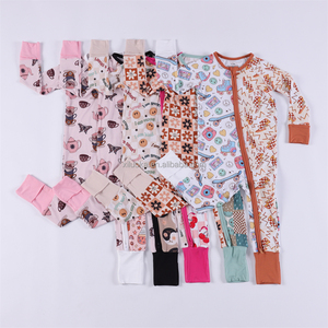 Pagliaccetto di bambù morbido e traspirante personalizzato comodo per ragazzi e ragazze con fiocchi dolci - Product Image 6