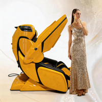 Fauteuil de massage portable H Premium OEM 4D à gravité zéro, avec fonction de rétraction complète du corps, chauffage, airbag, Bluetooth et rouleau pour les pieds, modèle 888