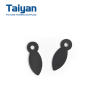 Boutons de fixation robustes en acier noir antirouille pour cadres photo, crochets de maintien durables en métal pour dos de cadre photo