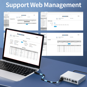 Công Tắc Quản lý thông minh 2.5gbe, công tắc mạng Ethernet được Quản Lý Web 4 cổng RJ45 2500Mbps 2 cổng 10G SFP + công tắc thiết lập homelab khe cắm - Product Image 3