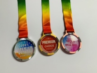 Médaille personnalisée pour compétition sportive Or Argent Bronze, Médaille de récompense pour la compétition de basketball, football, badminton, tennis de table, marathon