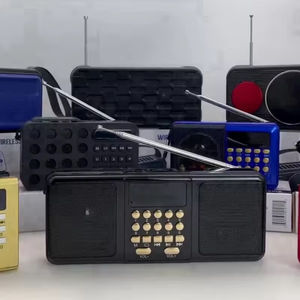 Nouvelle radio FM/BT multifonction portable à énergie solaire, mini, multibandes, avec lampe de poche, en plastique, prise en charge TF/USB, haut-parleur intégré - Product Image 6