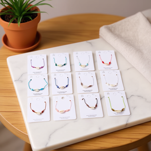 Gold Shell Beaded <b>Bracelet</b> Stainless Steel Handmade 12pcs <b>Set</b> Fashion Jewelry - Product Image 3