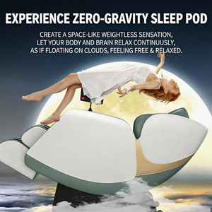 2026 零重力指压按摩椅，带全身水疗加热功能、气压功能、插电式和 USB 音乐按摩功能 - Product Image 4