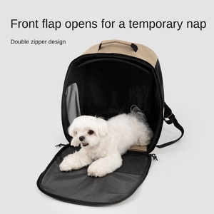 Mochila Ecológica HD de Gran Capacidad (10 kg) para Perros y Gatos, Diseño Moderno, Transportín de Nailon con Cierre de Cremallera para Aventuras al Aire Libre - Product Image 2