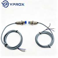 YPROX YP- untuk Sensor Proximitas Induktif Silindris Jarak Deteksi 8-12mm Tahan Debu Tahan Air Output NPN/PNP NO/NC 10-30V