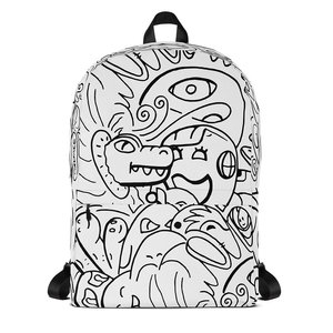 IMPOSIBLE # Mochila Antirrobo Moderna, Impermeable, Pintable, Principalmente para Niños y Niñas, con Cierre de Cremallera y Diseño de Personajes - Product Image 4