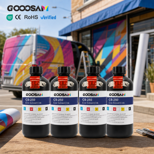 GOOSAM Tinta Eco Solvente al por Mayor con Chip de un Solo Uso Compatible con Impresoras de Inyección de Tinta de Gran Formato Mimaki CS250 JV100-160 - Product Image 1