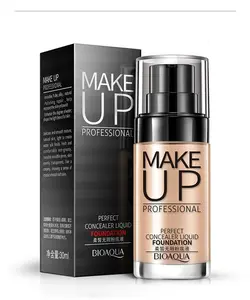 Diskon Besar Foundation Wajah Profesional Penutup Penuh Tahan Air Foundation Makeup Mencerahkan Penutup Foundation Gelap