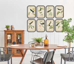 Cadre de photo décoratif mural, Collection printemps, ensemble de 8 panneaux, décoration pour la maison <span class=keywords><strong>et</strong></span> le bureau - Product Image 3