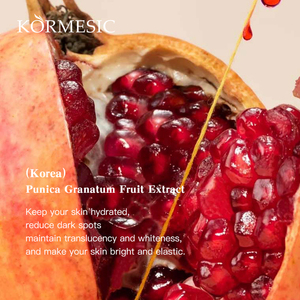 Loción de esencia de granada KORMESIC con certificación Bpom, 120 ml, 99% de esencia de granada, suero facial blanqueador, esencia iluminadora para una piel suave y luminosa - Product Image 3