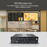Lecteur multimédia 2K 4K RK3399 RK3568 2G + 16G 4G + 32G Android 11.0 avec logiciel